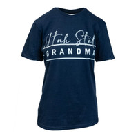 Utah State Grandma Navy Short-Sleeve Champion T-Shirt